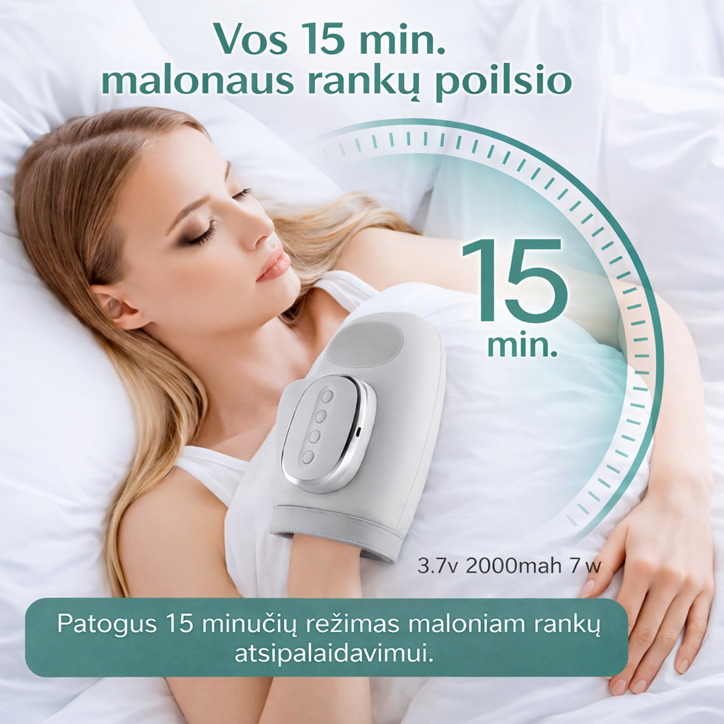 15 minučių atsipalaidavimo režimas